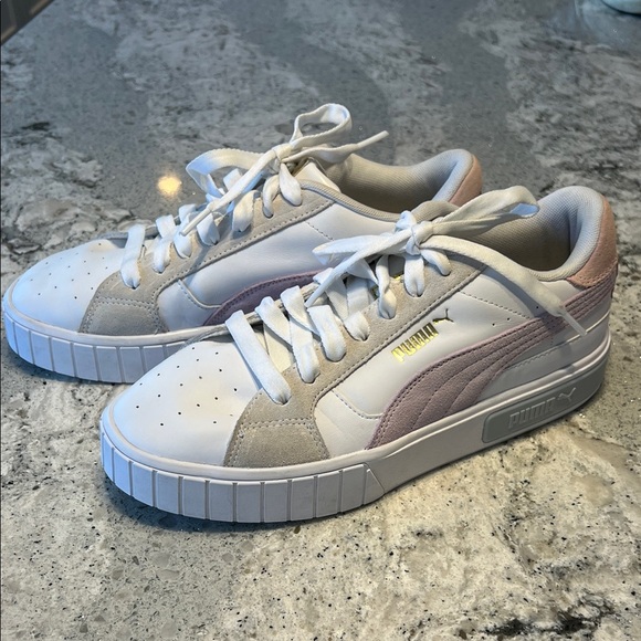 Puma Women's Puma Cali Star Lavender Fog White Sneakers Size 10 - Picture 12 of 13